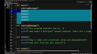 Python - Void Functions