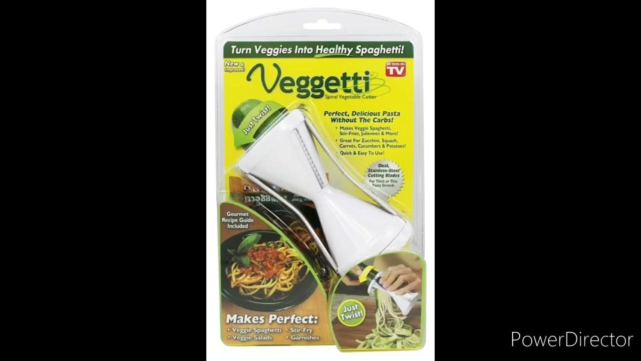 Veggetti Spiral Vegetable Cutter Gourmet Recipe Guide Included Healthy  Spaghetti Maker 