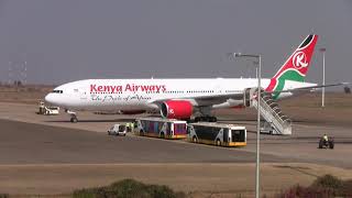 Kenya airways take-off from Lilongwe screenshot 5