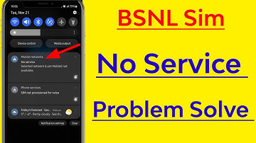 Fix BSNL Sim No Service Problem Solve