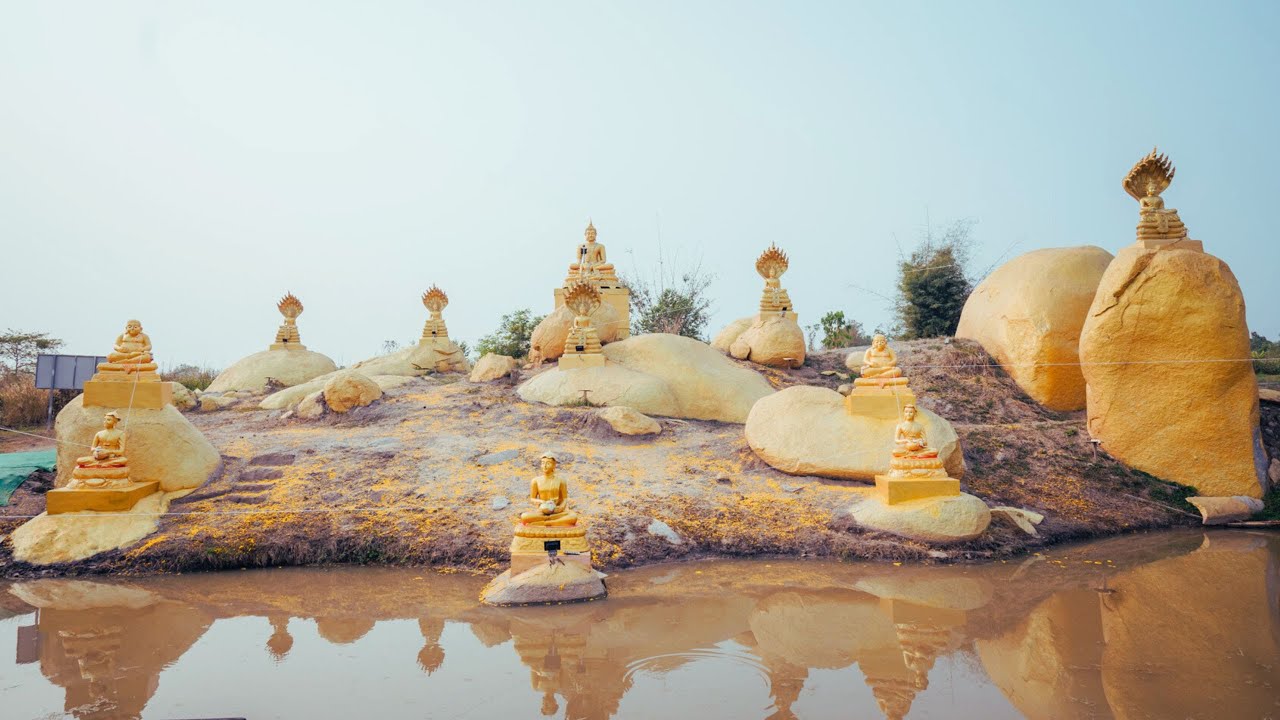 พิธีประดิษฐานองค์พระ พระสังกัจจายน์ พระสีวลี พระอุปคุต วันที่ 22 มีนาคม 2568 นาของแม่น้ำแร่แม่สรวย