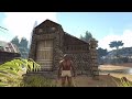 【ARK建築】土台14個で出来る簡単・恐竜格納庫付き小規模拠点!【ARK STARTER BASE】