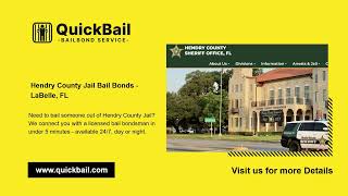 Get Bail Today | Hendry County Jail Bail Bonds - LaBelle, FL | QuickBail.com