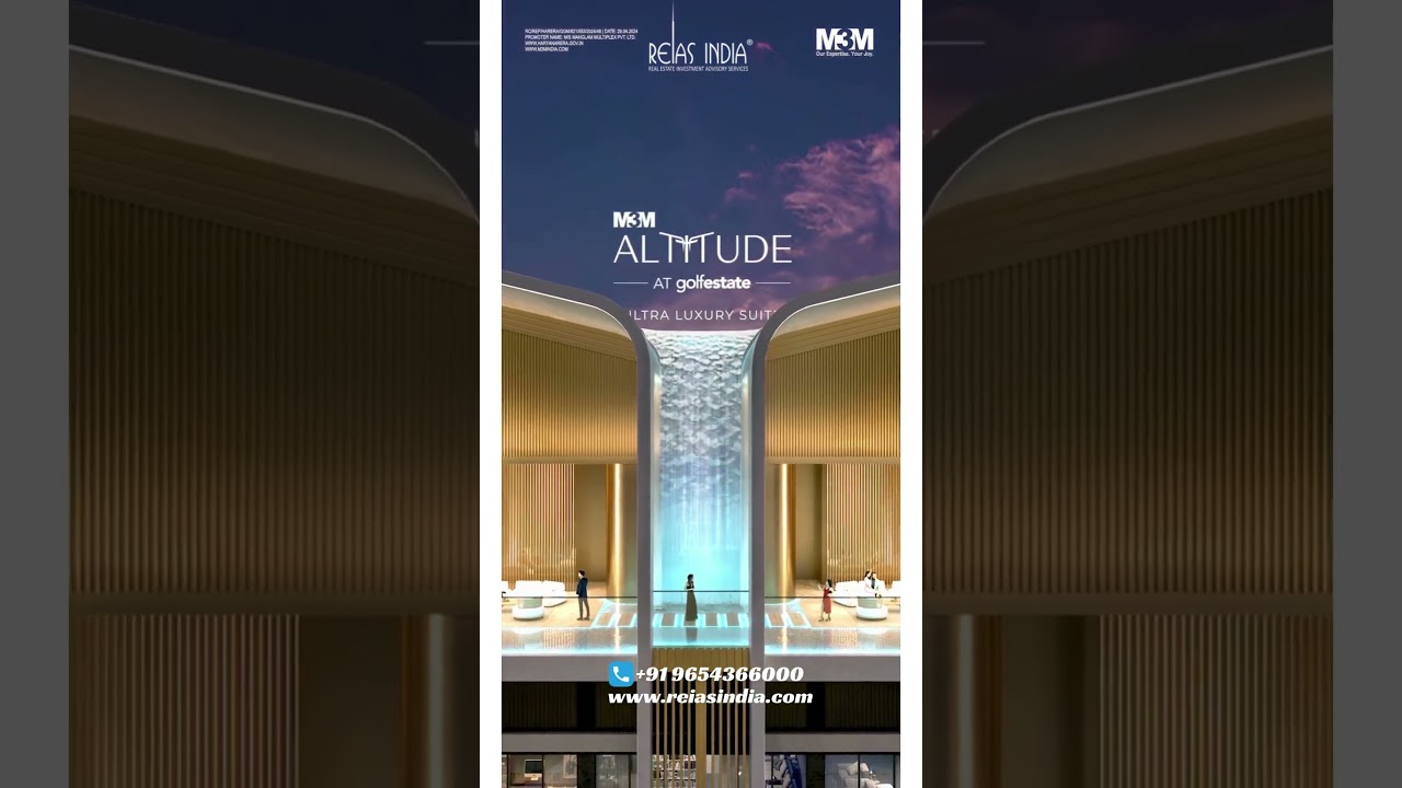 M3M Altitude Sector 65, Gurugram | 3BHK & 4 BHK Luxury Apartments | ReiasIndia!