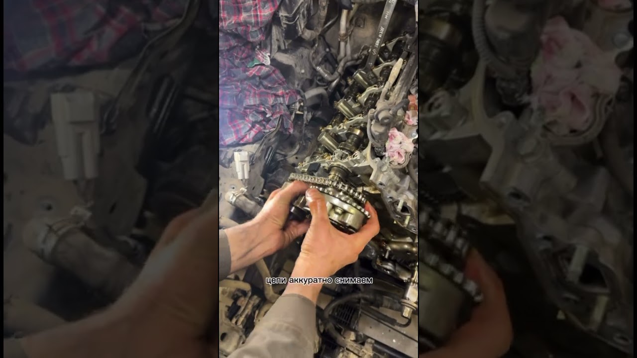 Впервые меняем цепи двигателя 3 ur-fe НЕ ПОВТОРЯТЬ ! 