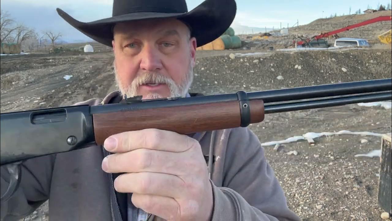 Henry 22 lever action range review and sight in YouTube