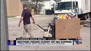 Cereal Drive for Boca Helping Hands receives extra special surprise from General Mills