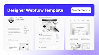 Designer Website Template | Simplematic X - BRIX Templates