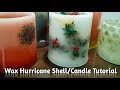 How To Make Wax Hurricane Candle 