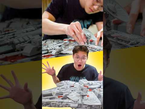 How quickly did he build the 7,500 piece Millennium Falcon?!