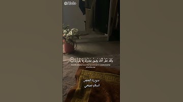 {إنا كفيناك المستهزئين } سورة الحجر القارئ اسلام صبحي ♥️🍁🍂