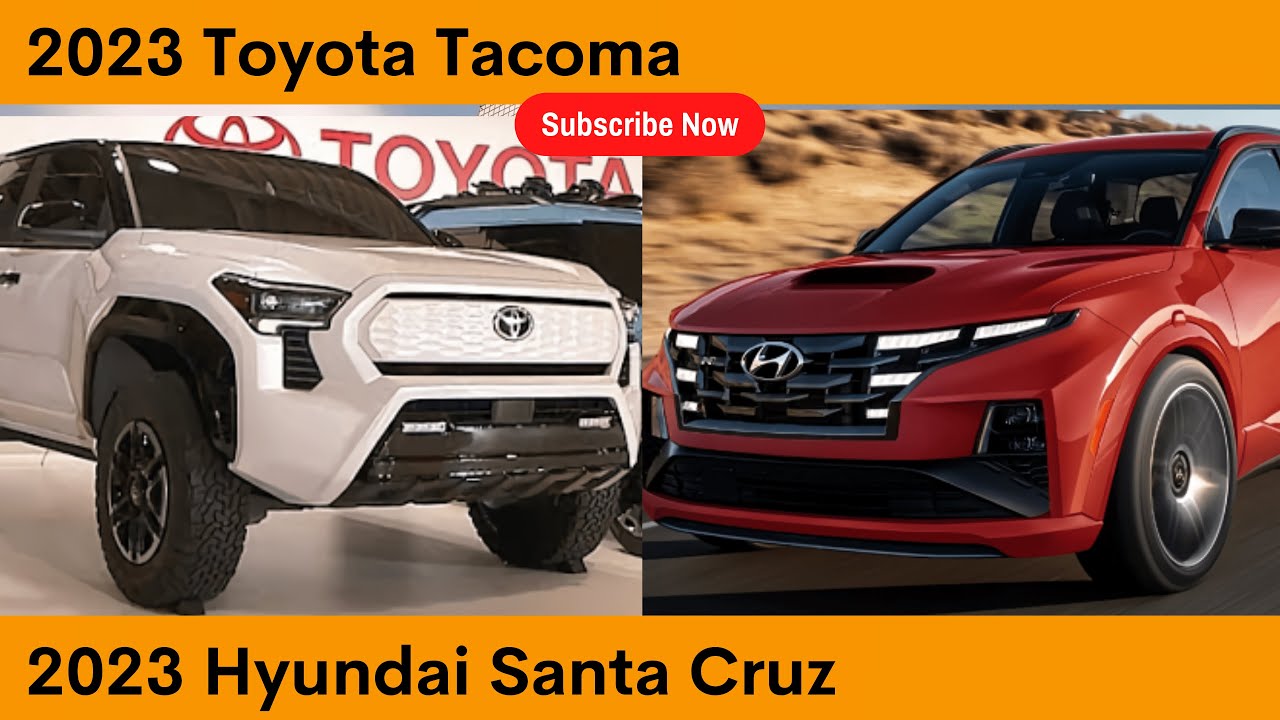 2023 Toyota Tacoma Vs 2023 Hyundai Santa Cruz - YouTube