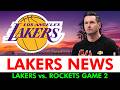 MAJOR Lakers Rumors On LeBron James, Luke Kennard &amp; Kevin Durant Before Lakers vs. Rockets Game 2
