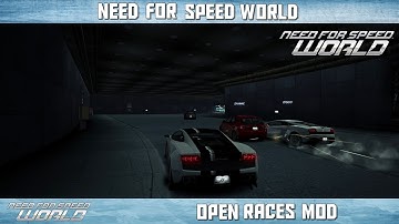 NFS World - Open races mod