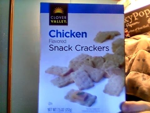 Clover Valley Chicken Flavored Snack Crackers - YouTube