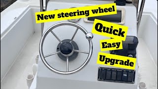 Swap your boat's steering wheel