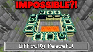 Can You Beat Minecraft Peaceful Mode?