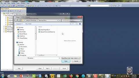 Import Excel to SQL Server Managementادخال ملفات أكسيل لسكول سيرفير