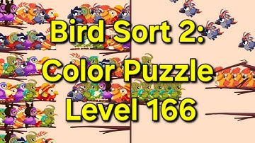 Bird Sort 2: Color Puzzle - Level 166