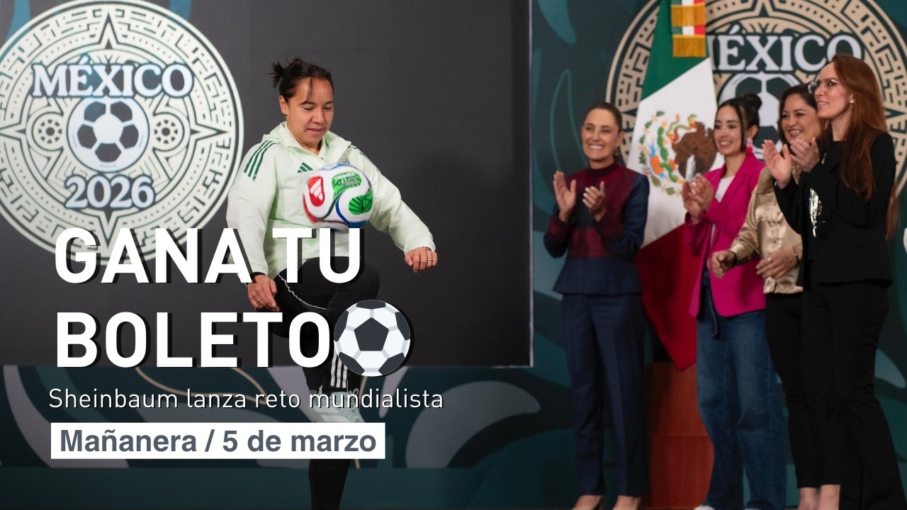 Mañanera de la Presidenta Claudia Sheinbaum | Jueves 5 Marzo 2026