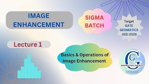 Gate GE 2026| Image Enhancement| Image Reduction & Magnification| Spatial & Spectral Profiles|