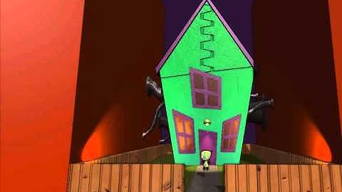 Zim invader House / Gir Blender Game Engine