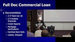 Commercial Lending & Real Estate Training Session #6 7/10/2014 