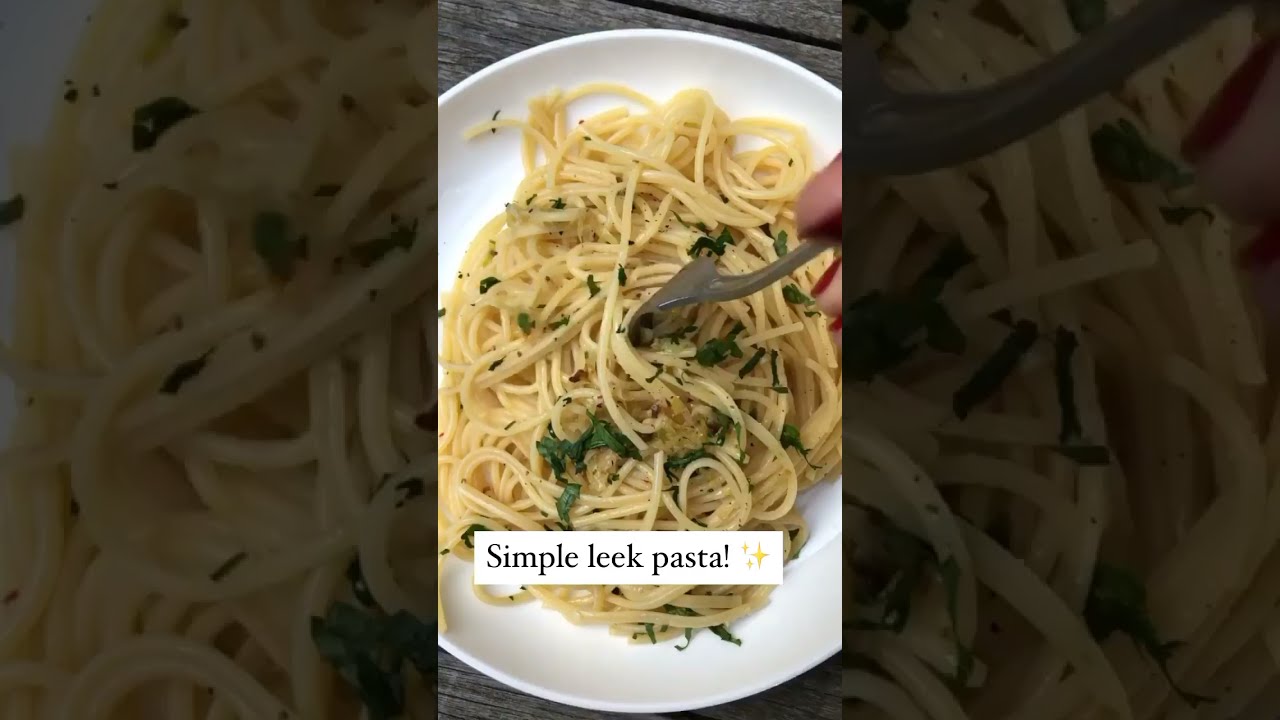 How to Make Leek Pasta #Shorts | Munchies