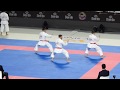Final Kata Team Male - SPAIN vs JAPAN - Karate World Championship MADRID 2018