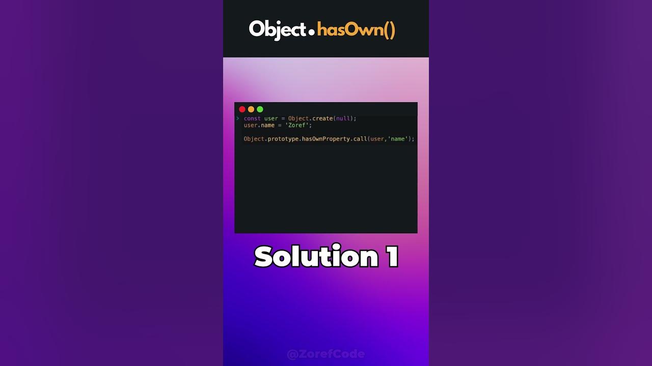 Object hasownproperty. Hasownproperty.