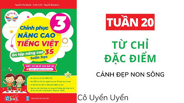 Tuần 20 - TỪ CHỈ ĐẶC ĐIỂM | Chinh phục nâng cao Tiếng Việt lớp 3 | CÁNH DIỀU