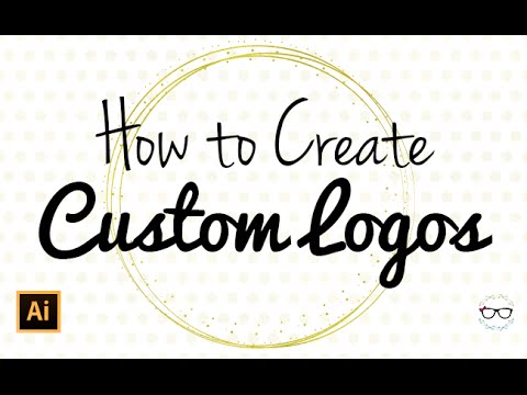 How to Create Custom Logos in Illustrator - YouTube