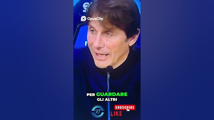Napoli Torino 2 0 La Conferenza Stampa di Antonio Conte