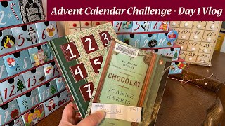 12 Days of Christmas Carol Advent Calendar Challenge - Day 1 Vlog - Chocolat by Joanne Harris | 2021