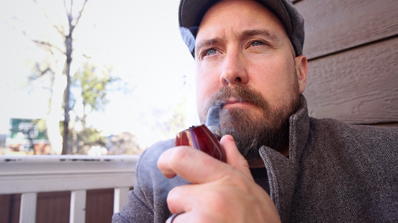 A man relaxes and shares some unfortunate news