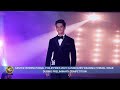 Les candidats de mister international philippines 2022 portant une tenue formelle pendant la comptition prlims