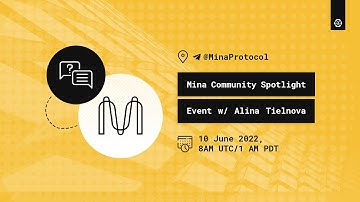 Mina Community Spotlight w/ Alina Tielnova (Everstake)