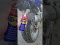 Wd 40 in Motorcycle exhaust