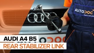 Fitting Link rods AUDI A4 Avant (8D5, B5): free video
