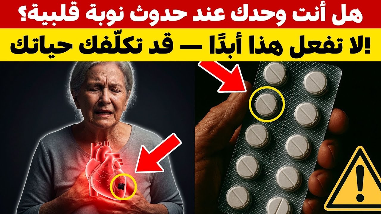 نوبة قلبية وأنت وحدك؟ لا تفعل هذا أبدًا إذا كنت تريد النجاة! | نصائح صحة كبار السن