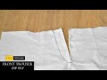 HOW TO SEW YOUR FRONT TROUSER ZIPPER FLY | CISCA STITCHES