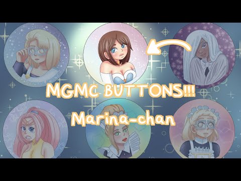 MGMC Button Series: My Favorite Character! Hello Marina-chan!