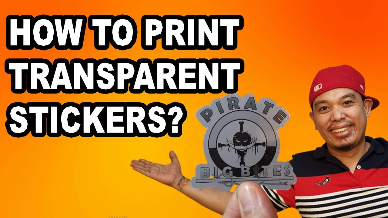 How to Print and Cut Transparent Stickers 