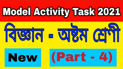 Class 8 Model Activity Task Science part 4