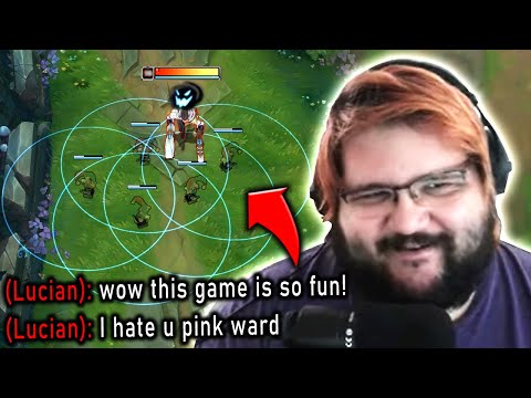 LOL! I MADE LUCIAN WANT TO UNINSTALL THE GAME!! - Pink Ward Shaco