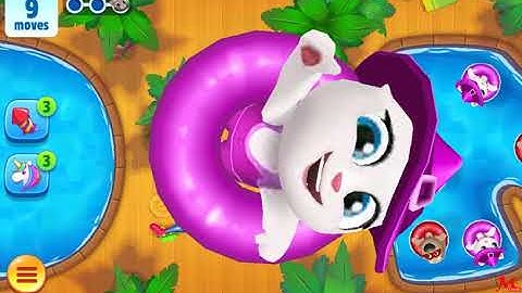 Talking Tom Pool Level 104 - Walkthrough