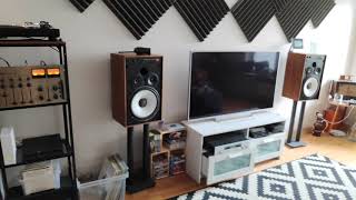 The Man cave! Rodec Discomix -Technics SL1210 MK2 - JBL 4311 WXA