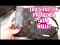 LOUIS VUITTON PM AGENDA AS A WALLET/ PURSES I USE WITH THE WALLET