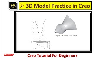 Blend Command In Creo | Creo tutorial for beginners