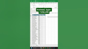 How to Convert Numbers Stored as Text to Numbers 🔢 #excel